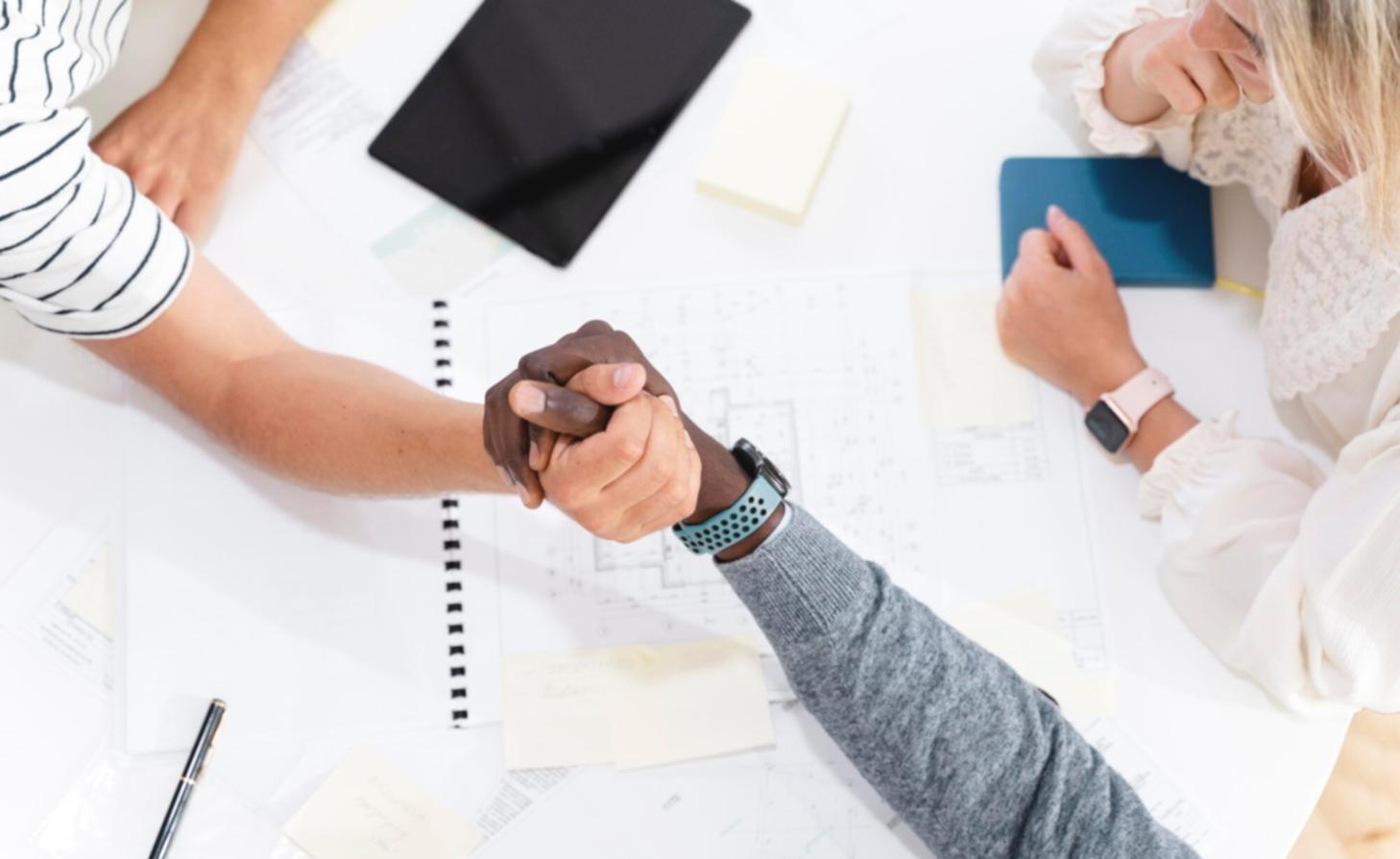 Investment education workshop showing collaborative learning environment